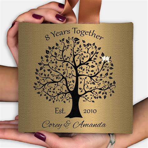 8yr wedding anniversary gift|8th wedding anniversary gifts modern.